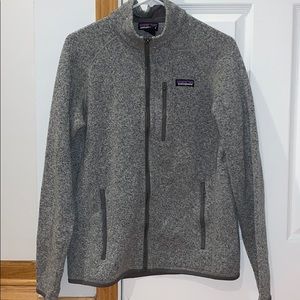 Gray Patagonia Zip-up Sweatshirt